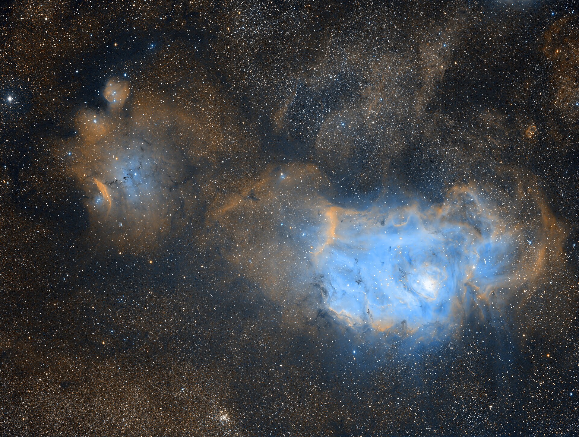 4K Wallpaper M8 Lagoon Nebula Blue Full HD Wallpaper #2677